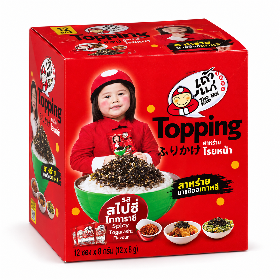 Tao Kae Noi Topping Spicy Togarashi — 12 × 8 g — product image