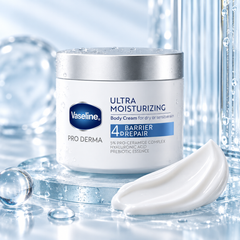 Vaseline Pro Derma Ultra Moisturizing 4D Barrier Repair texture