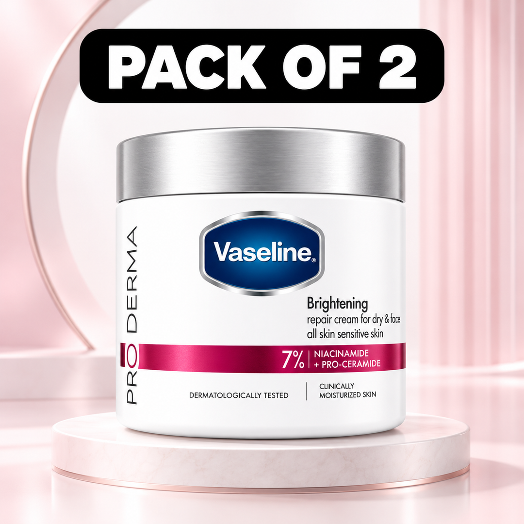 Vaseline Pro Derma Brightening Repair Cream 360 g pack of 2