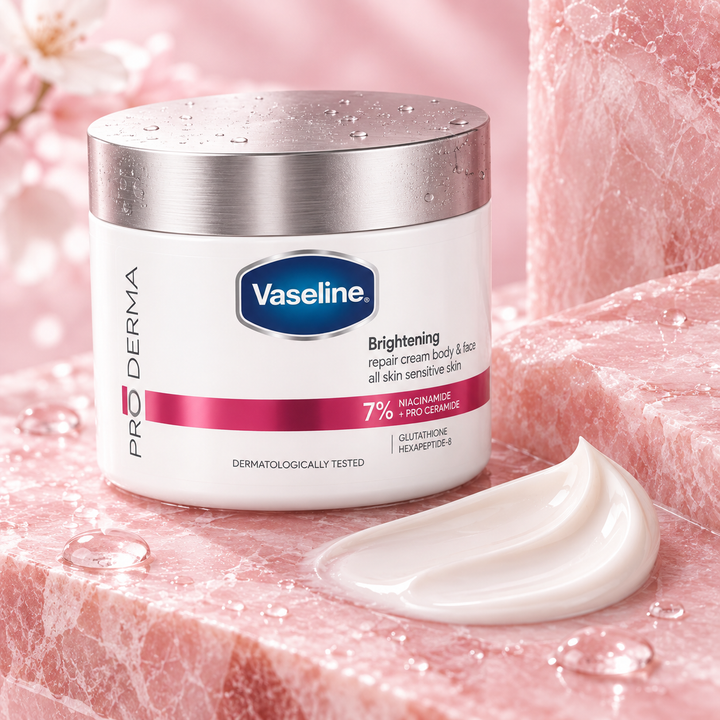 Vaseline Pro Derma Brightening Repair Cream texture