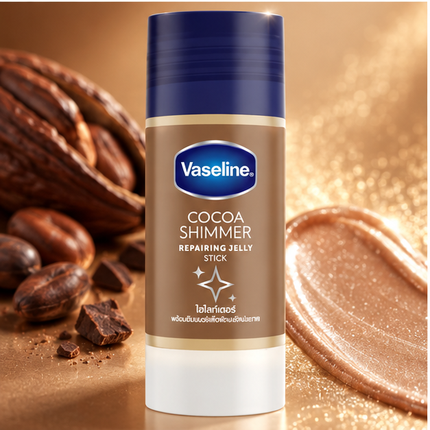 Vaseline Cocoa Shimmer Repairing Jelly Stick 40 g pack of 2 — detail