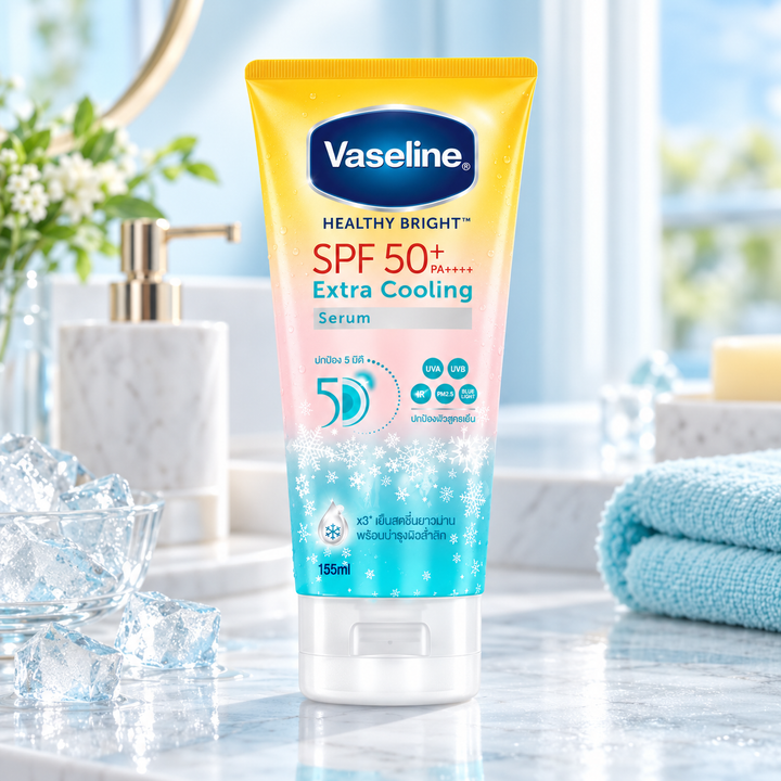 Vaseline Healthy Bright Extra Cooling lifestyle