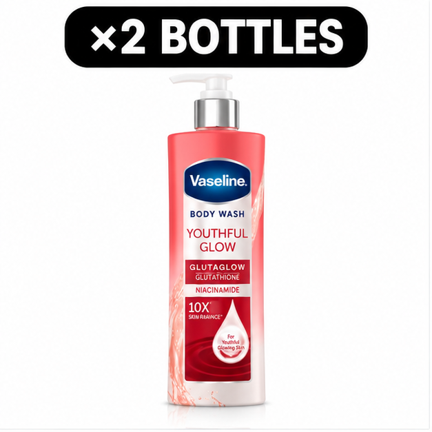 Vaseline GlutaGlow Youthful Glow Body Wash 425 ml pack of 2 — cover