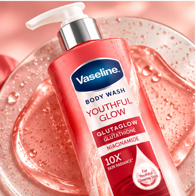 Vaseline GlutaGlow Youthful Glow Body Wash 425 ml pack of 2 — detail