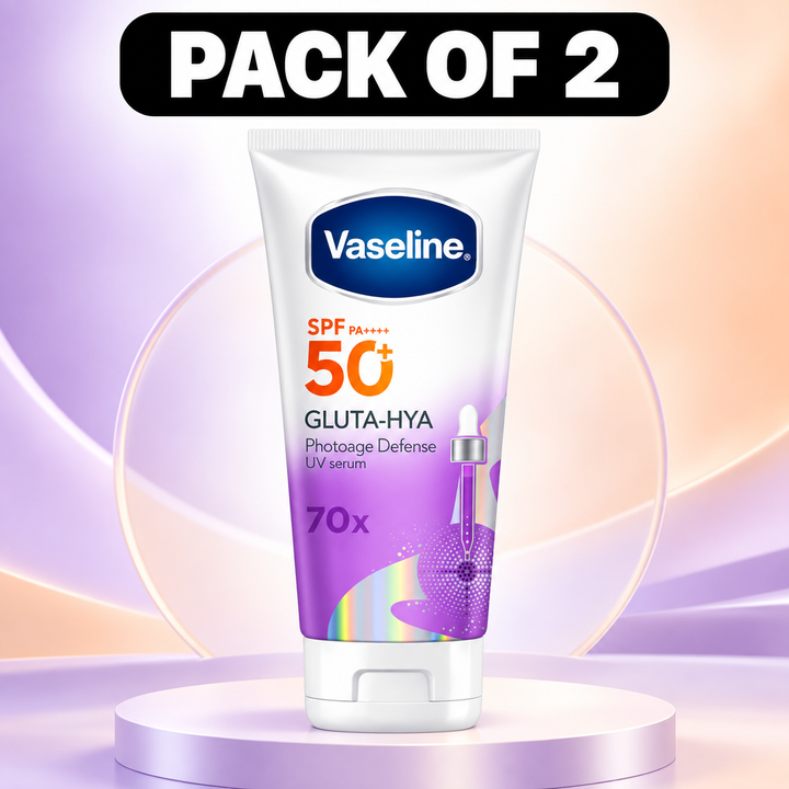 Vaseline Gluta-Hya Photoage Defense UV Serum 260 ml pack of 2