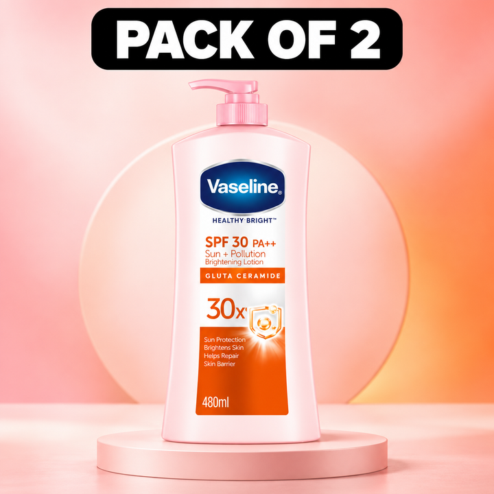Vaseline SPF30 Gluta Ceramide 480 ml pack of 2