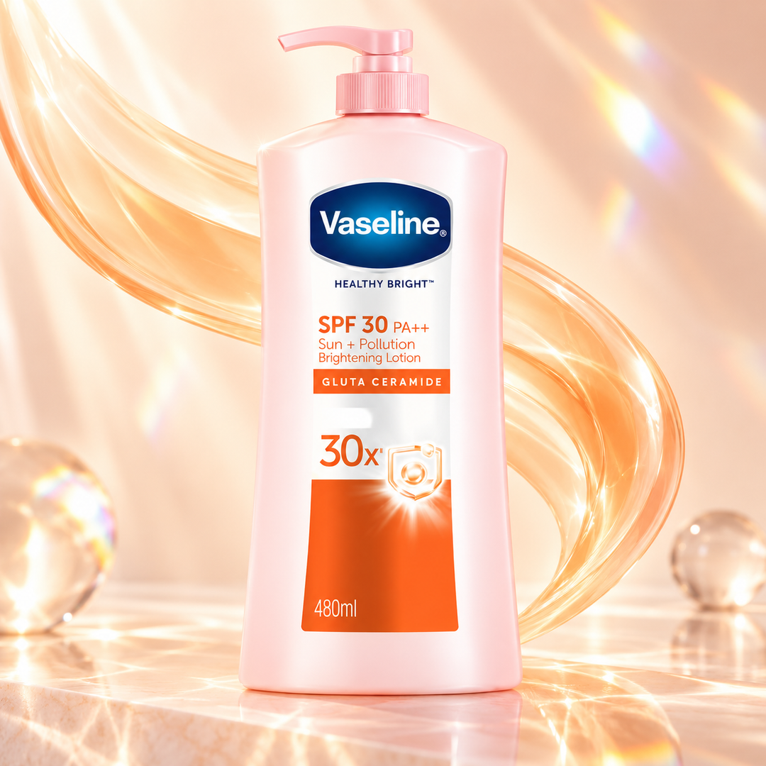 Vaseline SPF30 Gluta Ceramide lotion texture