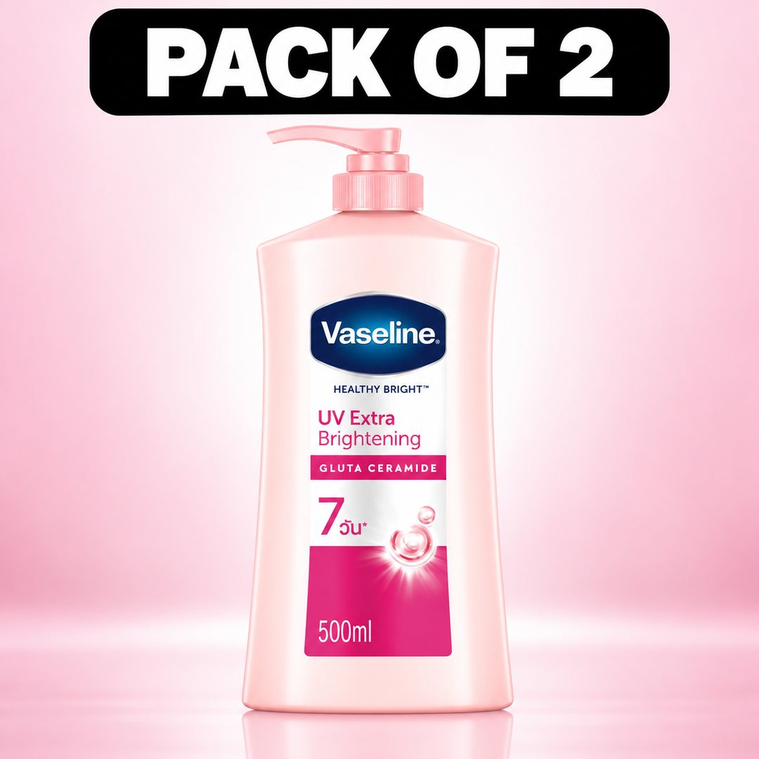 Vaseline UV Extra Brightening 500 ml pack of 2