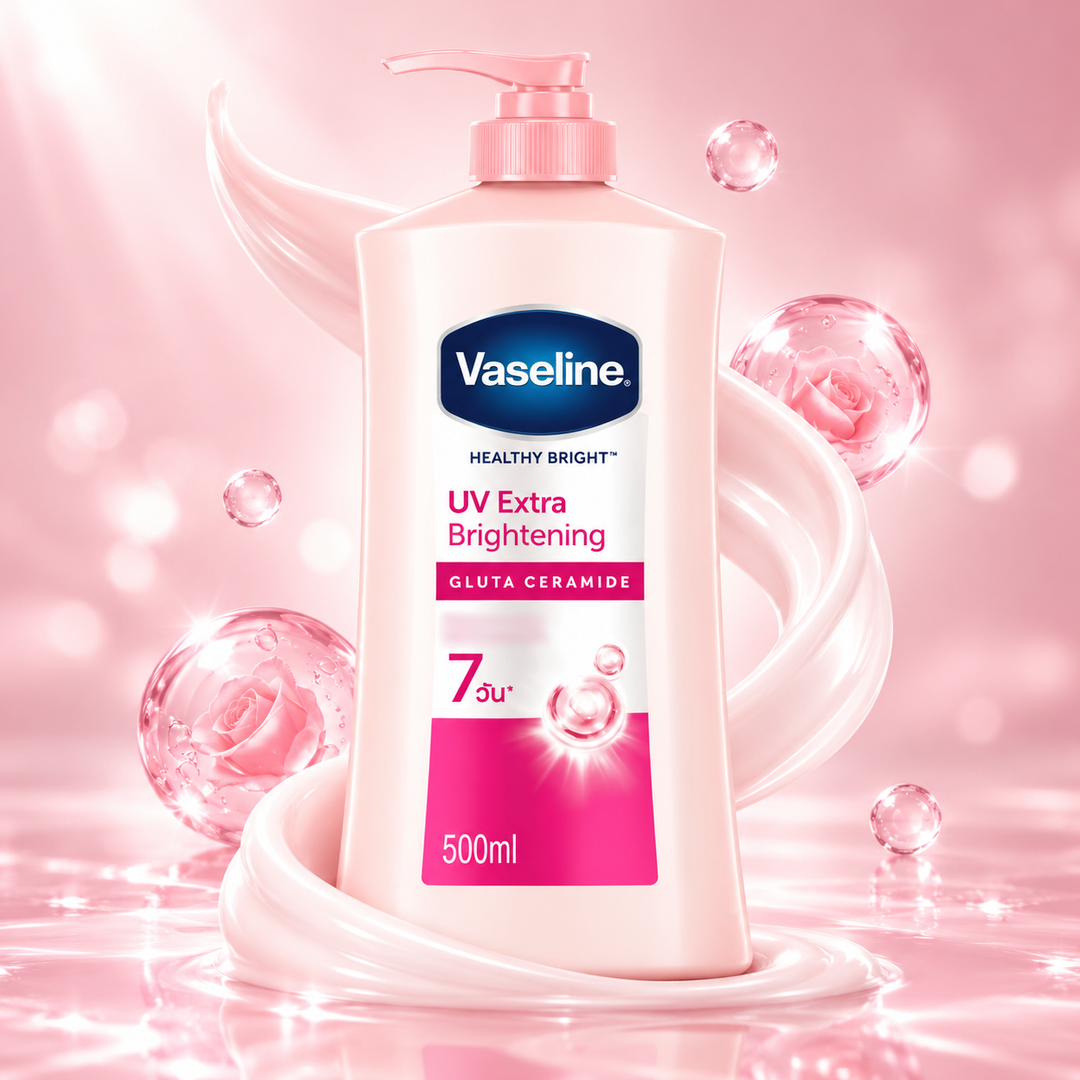 Vaseline UV Extra Brightening lotion texture