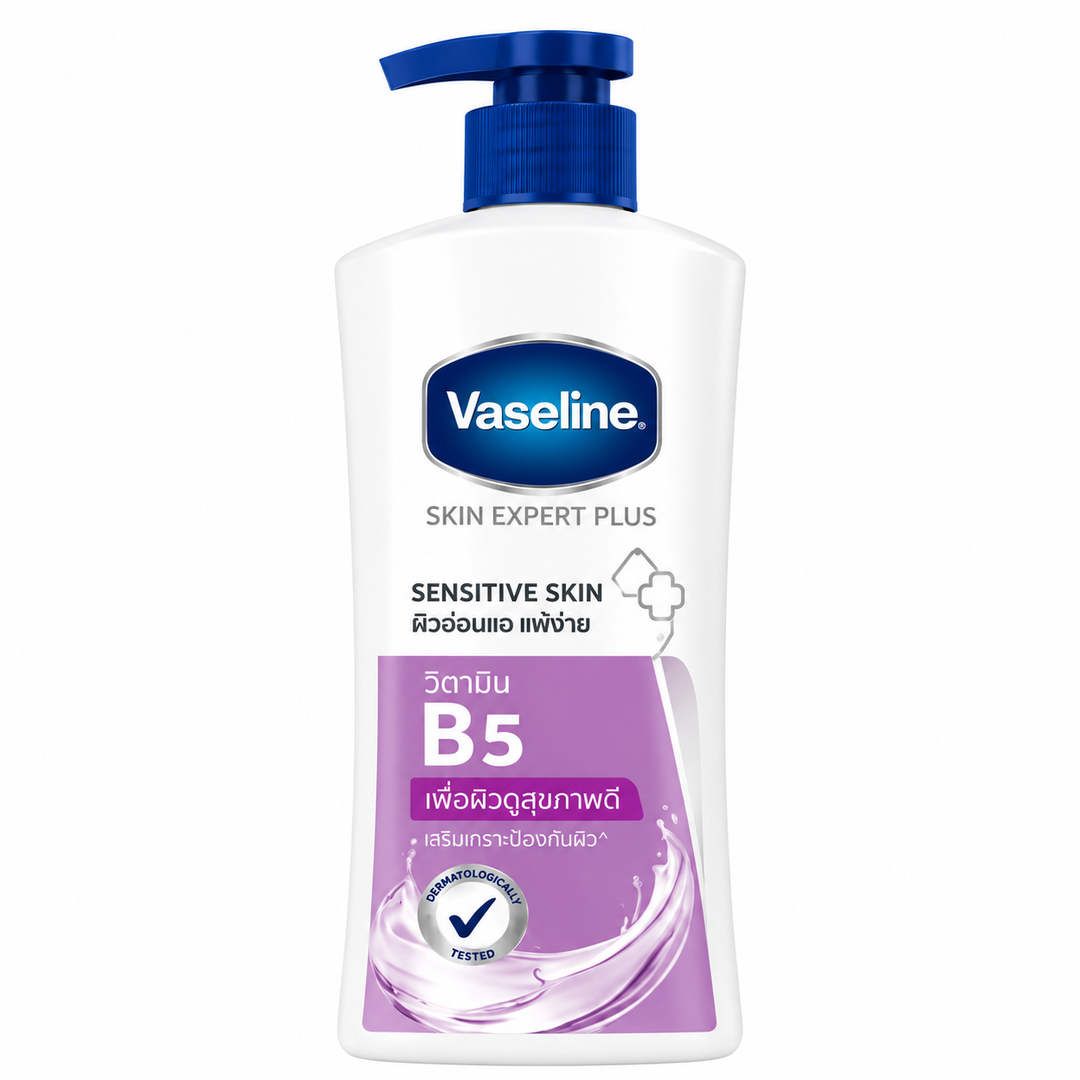 Vaseline Skin Expert Plus Sensitive Skin B5 Body Wash 400 ml - product on white background