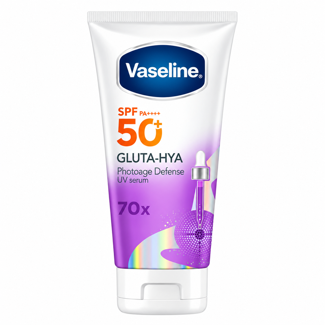 Vaseline Gluta-Hya Photoage Defense UV Serum SPF50+ PA++++ 260 ml - product on white background
