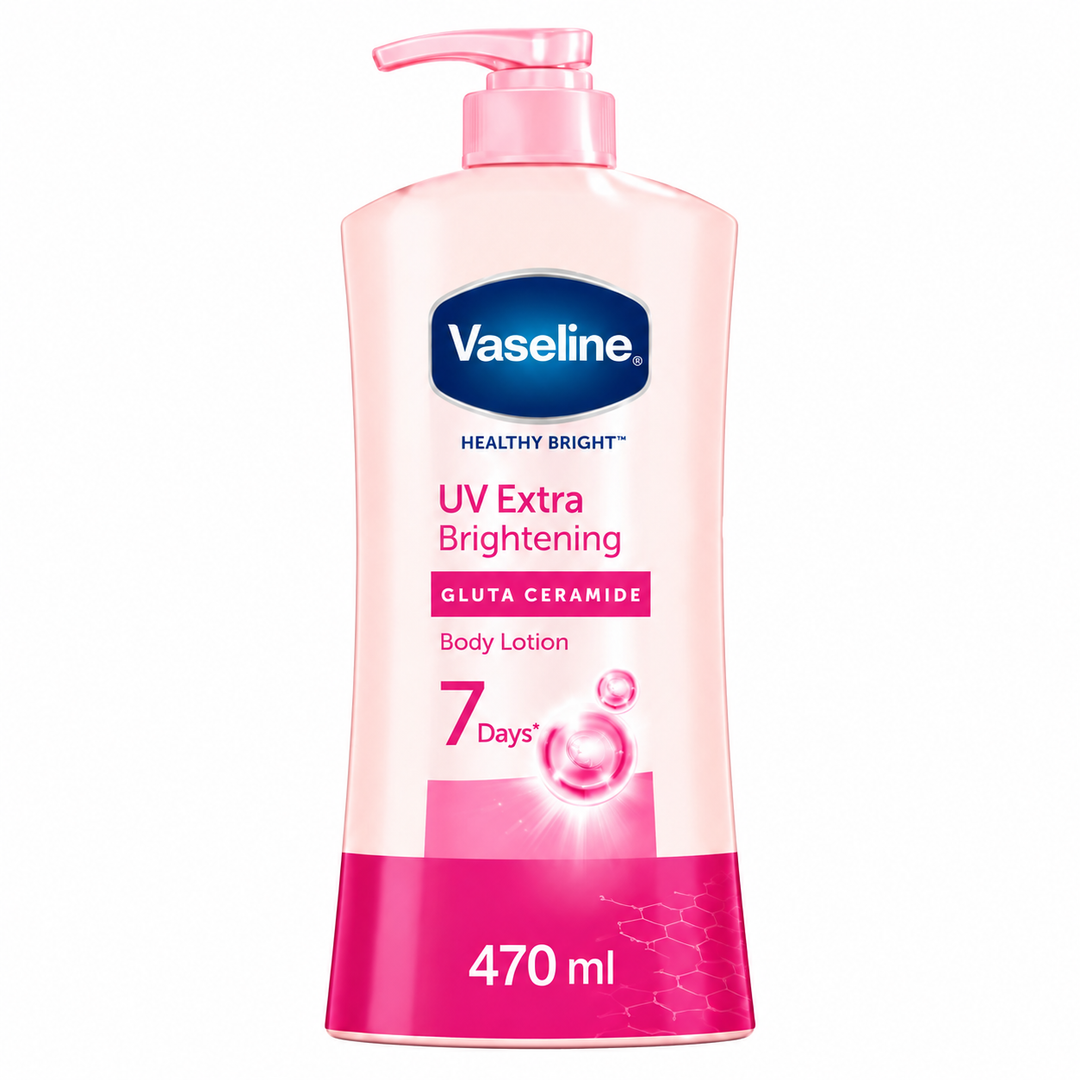 Vaseline Healthy Bright UV Extra Radiance Body Lotion – 470 ml - product on white background
