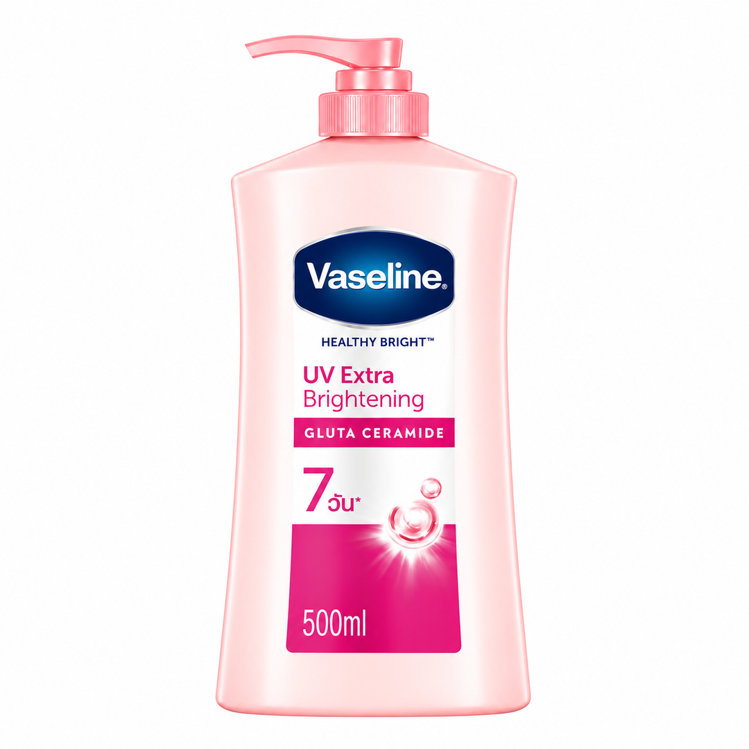 Vaseline Healthy Bright UV Extra Radiance Gluta Ceramide Body Lotion – 500 ml - product on white background