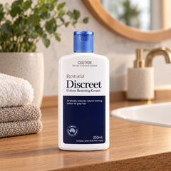 Restoria Discreet Hair Cream – Hair Cream for Men & Women | 250ml — lifestyle detail of the product