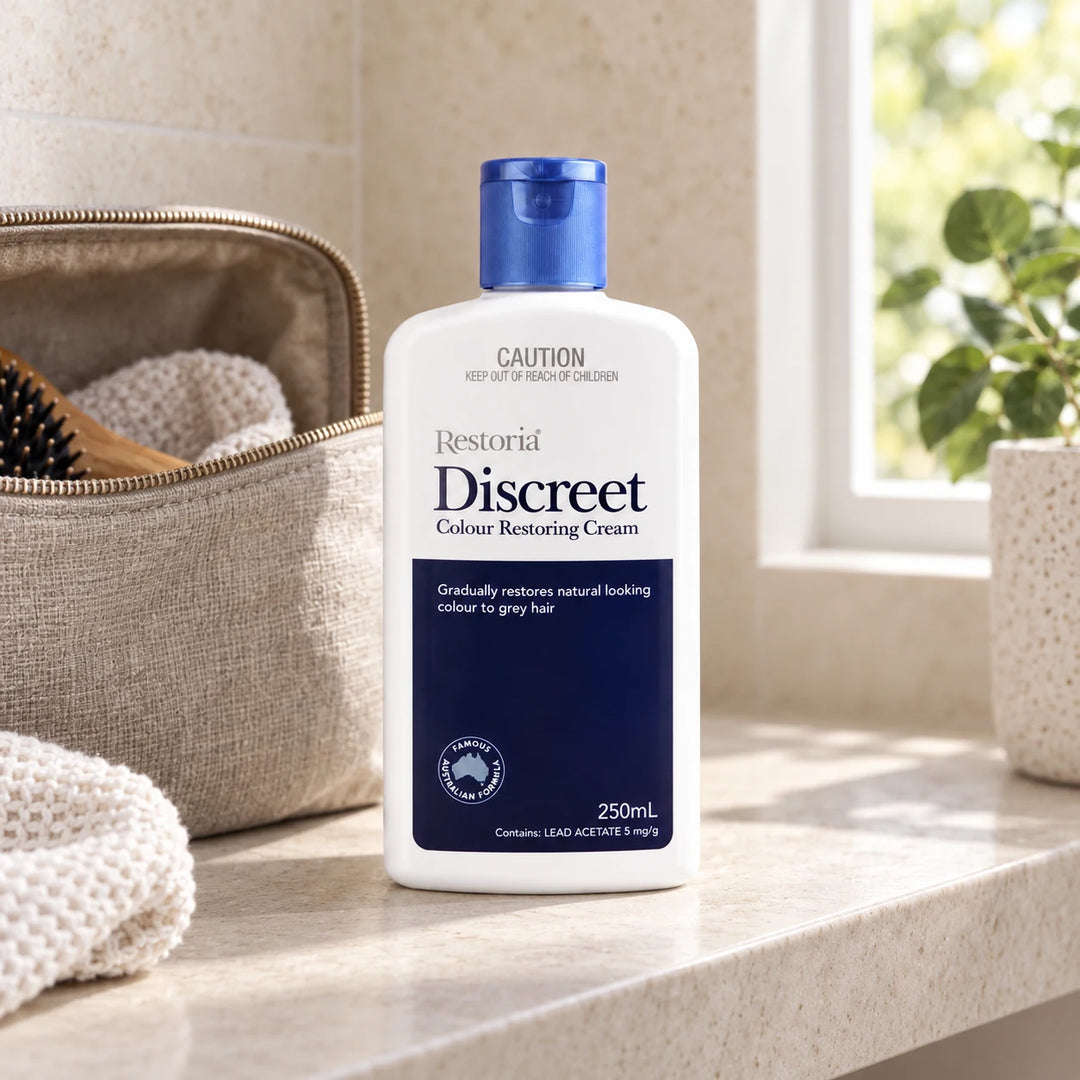 Restoria Discreet Hair Cream – Hair Cream for Men & Women | 250ml — lifestyle detail of the product