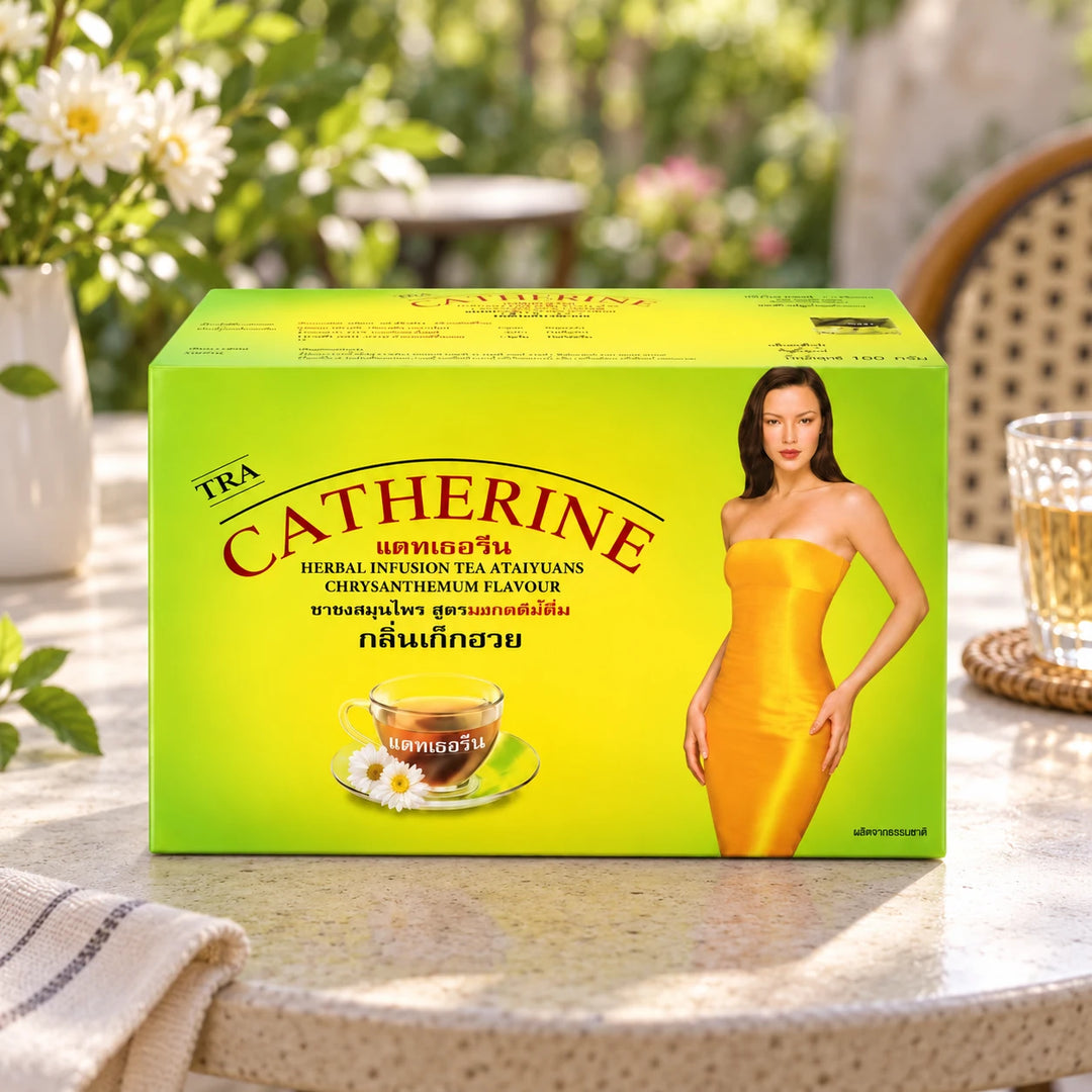 Catherine chrysanthemum herbal infusion — lifestyle detail