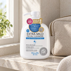 MizuMi Extra Mild Facial Cleanser – Gel-to-Milk | 500ml — lifestyle detail