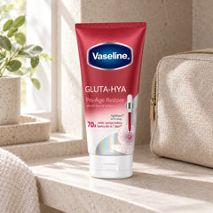 Vaseline Gluta-Hya Pro-Age Restore Body Lotion – 2 × 290ml — lifestyle detail