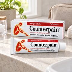 Counterpain Massage Balm 100g – 6 Tubes — lifestyle detail of the product