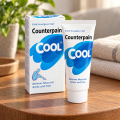 Counterpain Cool Cold Massage Gel 100g – 3 Tubes — lifestyle detail of the product