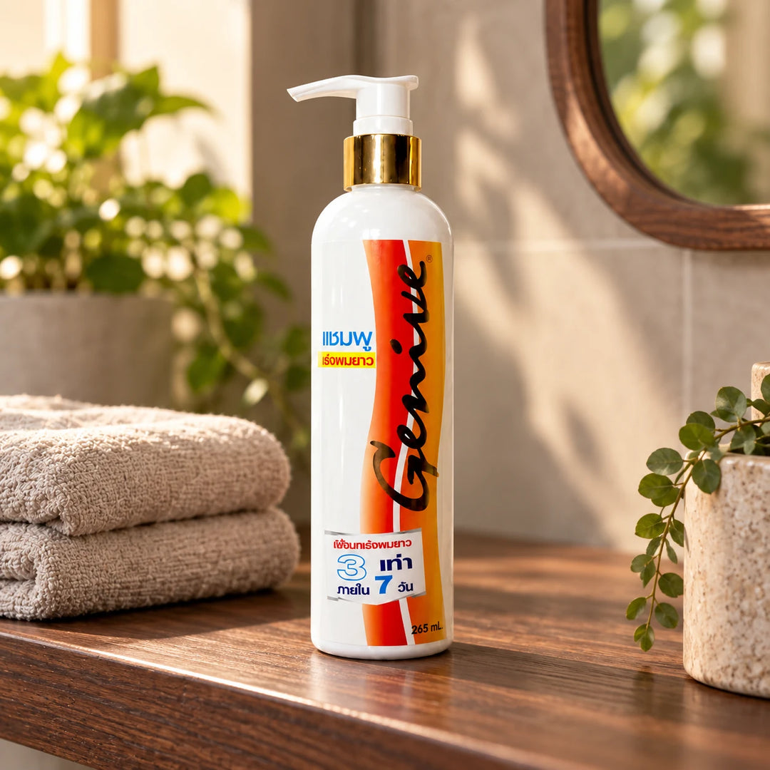 Genive Hair Shampoo 265ml – 4 Bottles — lifestyle detail