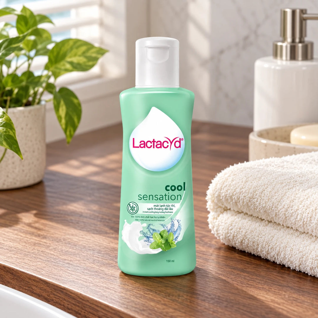 Lactacyd Cool Sensation Daily Feminine Wash 150ml × 2 — lifestyle view