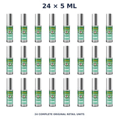 Wang Prom Borneol Liquid Roll-On 5 ml — 24 Roll-Ons — exact supplied quantity on white