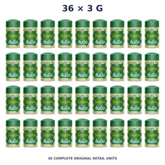 Wang Prom Buddha’s Hand Inhaler 3 g — 36 Inhalers — exact supplied quantity on white
