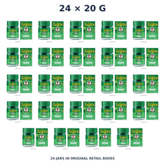 Wang Prom Green Saledphangphon Balm Formula 2 20 g — 24 Jars — exact supplied quantity on white