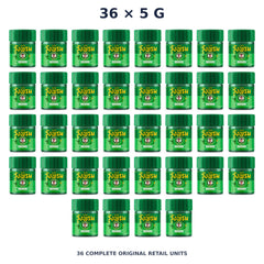 Wang Prom Green Saledphangphon Balm Formula 2 5 g — 36 Jars — exact supplied quantity on white