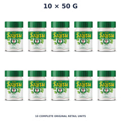 Wang Prom White Balm (Hot Formula) 50 g — 10 Jars — exact supplied quantity on white