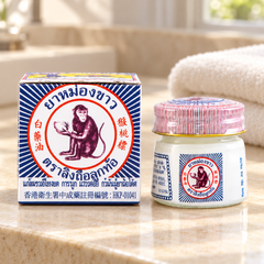 White Monkey Holding Peach Balm 12 g — product reference, lifestyle view 1