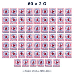 White Monkey Holding Peach Balm 2 g — 60 Tins — exact supplied quantity on white